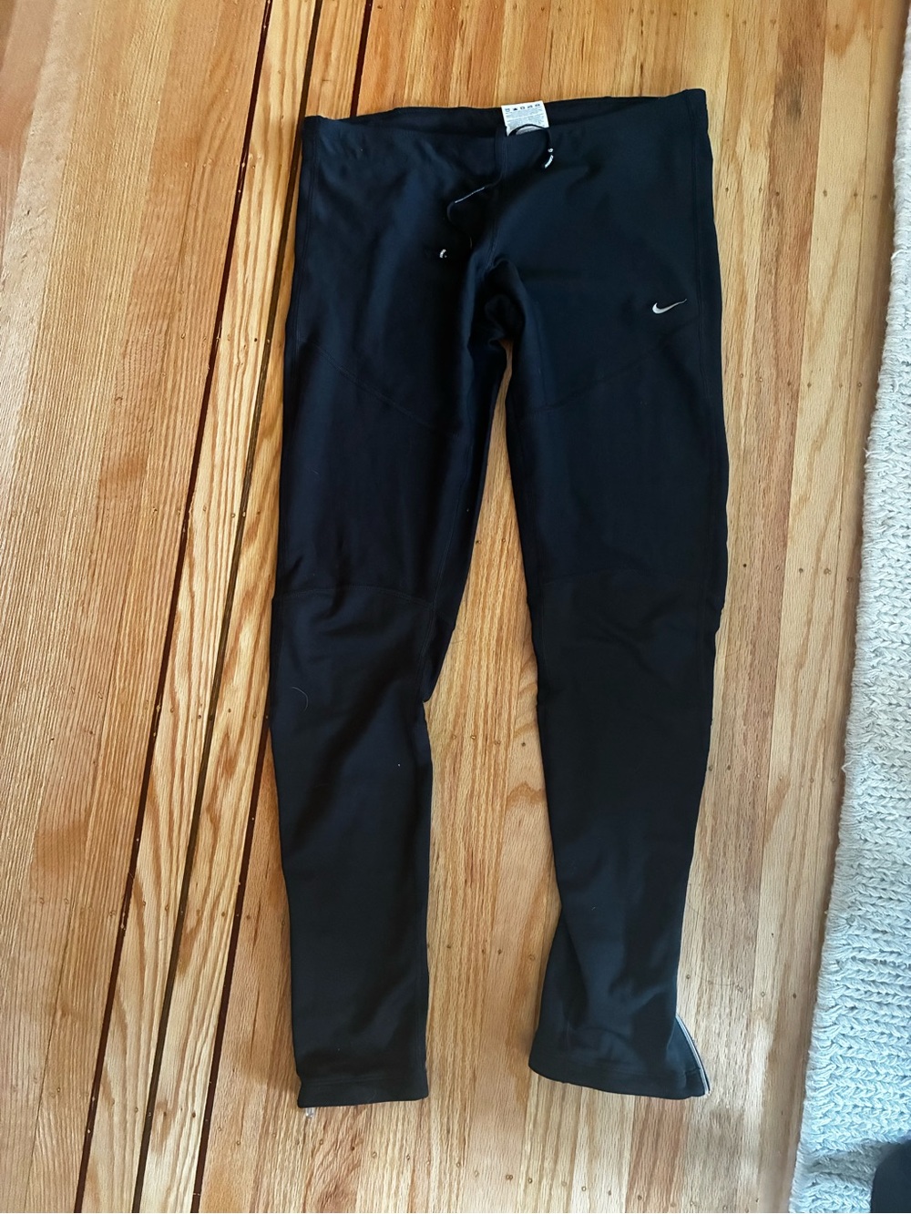Nike Black Slim Fit Joggers with Swoosh